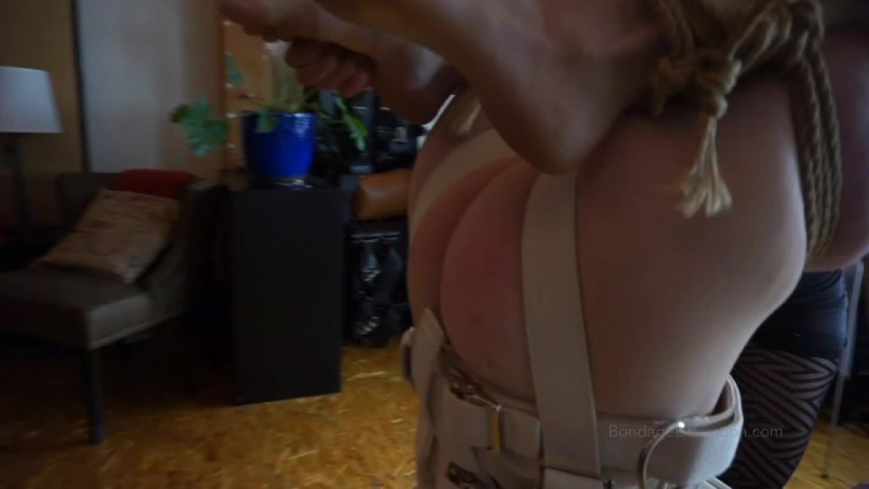 Lesbian girls  Lezdom Elise Graves - Inverted Straitjacket Suspension  