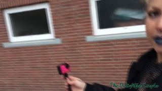 Amsterdam Sexy Tattooed Ex-Girlfriend doing her first Cumwalk in Amsterdam-8