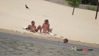 Curvy teen bares all at a naturist strand in the sun 1 280-2