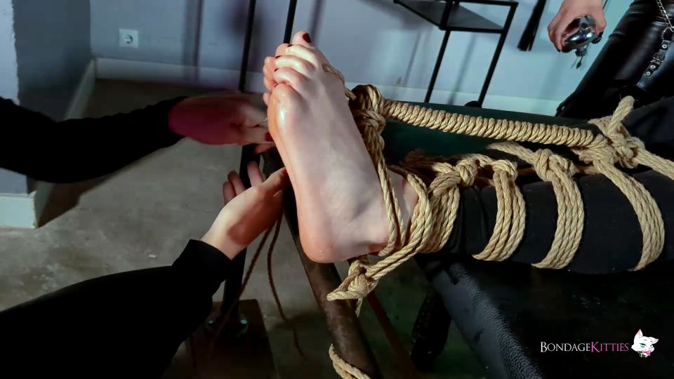   Lezdom Lesbian girls  BondageKitties: Persefone Interrogated by Dominatrixes Shey and Lex