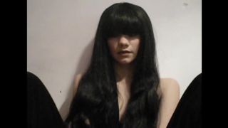 Long Haired Bitch Smoking A Cigarette.-5