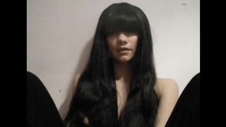 Long Haired Bitch Smoking A Cigarette.-6