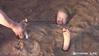 free porn clip 48 bdsm sex big boobs femdom porn | Tickled In Garden | bondage-1