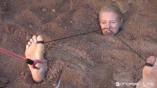 free porn clip 48 bdsm sex big boobs femdom porn | Tickled In Garden | bondage-5
