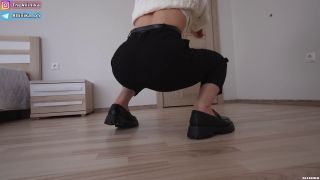 Student Loves When She Gets Cum On Her Pants. 1080p-0