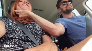 Sextoys Clemence Audiard masturbates in the car-0