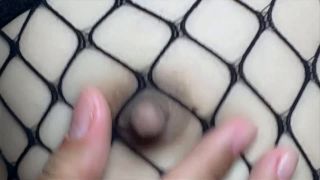 FilipinaGirls - 061 Close Up Nipple Fishnet-9