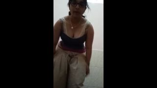 Indian chubby toilet show!-6