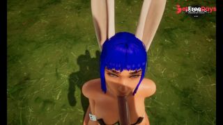 Easter Double Feature  Bunny Girl Breeding  Easter Threesome  2D Animated-1