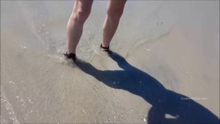 Custom Fetish - Amber s Roman Sandals at the Beach - Fetish-4