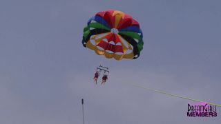 Two Hot Blondes Parasail Naked On Spring Break Pt 1.-7