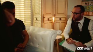 Vyvan Hill - Serbian blonde fucks at therapist's office.-1