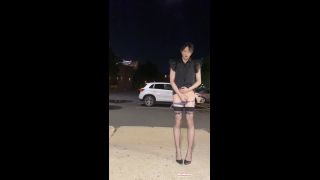 online xxx video 13 Suki TRANS – Masturbate and Cumshot in Parking Lot – $9.99,  on shemale porn -8