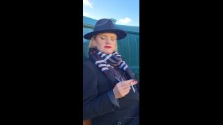 MISTRESS INGRITH - Smoking On The Beachfront.-1