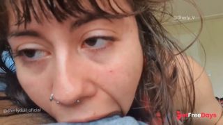 Gentle mouth playing on a thick cock, amateur close up giving pleasure with my wet mouth PART 1-9