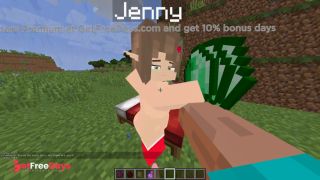 Minecraft Jenny Elf gameplay xhatihentai-7