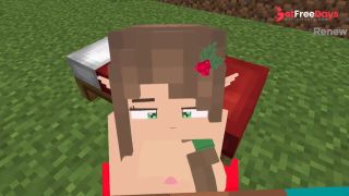 Minecraft Jenny Elf gameplay xhatihentai-8