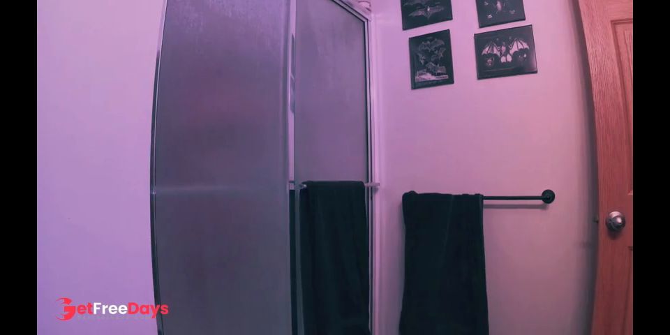 [GetFreeDays.com] Big Titty Goth Milf Caught in the Shower - Lunch Quickie Sex Stream January 2023