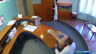 Perfect Sexy Blonde Gets Probed By Doctor On Reception Desk - April 07, 2014-4