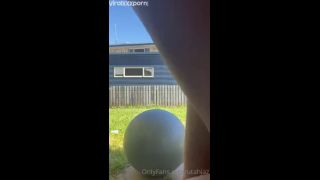 Utahjaz Utahjaz Outdoor Masturbation Video in Her Backyard Showing Her Pussy and Big Tits  utahjaz -0