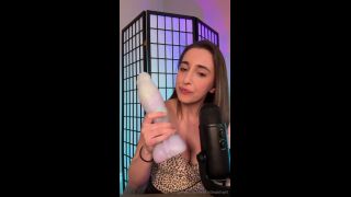 Christina Khalil Sucking Her Favorite Big Dildo Onlyfans (Pornstar)-5