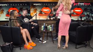Nikki Benz and Kazumi Fuck Cancer Patient Live on Podcast-2