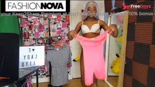 [GetFreeDays.com] Ebony Babe GRWM Romper Try on Haul - Sexy Lingerie Start to Finish Adult Stream November 2022-8