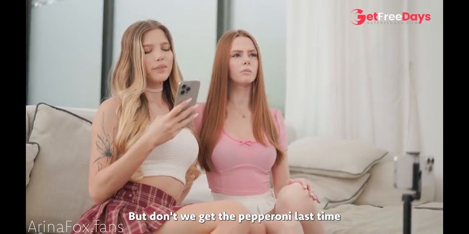 Streamer Girls Go Too Far  Dare Turns to Lesbian Kiss