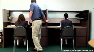 Free Porn Spank Video | [hotspanker.com] Real Spankings Institute – Maya and Rae: Punished by The Dean (Part 1 of 4)-1
