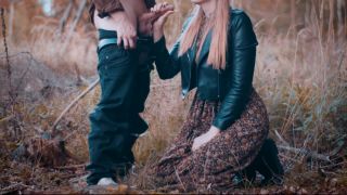 Clothedpleasures - Blowjob In The Woods With Huge Cum In Mouth (Pornstar)-3