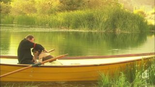 Cum On My Black Stockings A Romantic Hard Fuck On A Kayak Outdoors In T-3