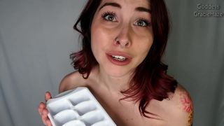 free porn clip 43 Goddess Gracie Haze – Get an Ice Tray Babe – CEI | coerced cum eating | cumshot yuri femdom-8