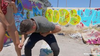 Mary Popiense Public Sex On The Street In The City With A Slender Girl (Amateur porn)-0