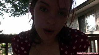 Diaperedonline2Savannah Savannah POV Outdoor Humiliation-0