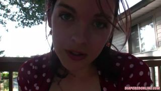 Diaperedonline2Savannah Savannah POV Outdoor Humiliation-2