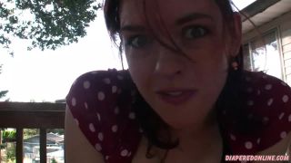 Diaperedonline2Savannah Savannah POV Outdoor Humiliation-4