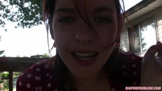 Diaperedonline2Savannah Savannah POV Outdoor Humiliation-6