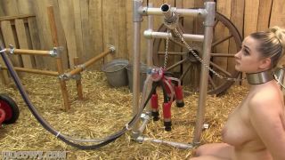 xxx video clip 5 first time femdom Hucows – Clara – red cow milker, fetish on femdom porn-5
