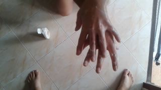 Miss Anja in POV Lotion Creamy Hand job, Cum On Hands | handjob/footjob | handjob porn -0