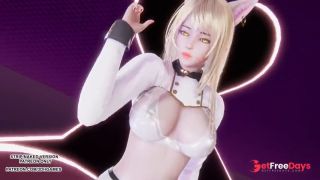 MMD EXID - Ah Yeah Ahri Sexy Kpop Dance League of Legends Hentai Uncensored 4K 60FPS-0