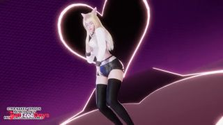 MMD EXID - Ah Yeah Ahri Sexy Kpop Dance League of Legends Hentai Uncensored 4K 60FPS-8