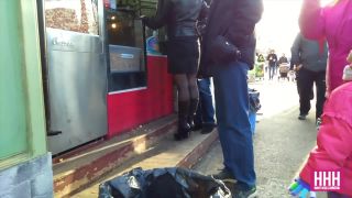 free video 42 White bitch in short skirt on high heels caught on hidden cra with boy ... | hidden camera | webcam -6
