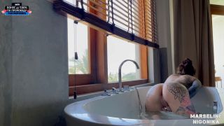 Marseline Top Masturbation in the bathtub 2 in one + bonus NIGONIKA best porn 2023-8