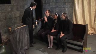 Stacey Saran Has Group Sex With A Couple Of Priests And Nuns-1