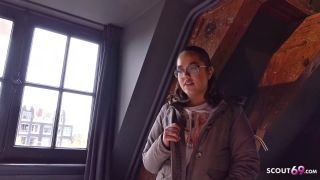 GERMAN_SC0UT - Tiny Natural Nerd Girl Pickup And Rough Fuck At Street Casting - Outdoor-2