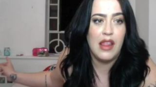 Webcam - shaking her enormous 34M - cups part 26. - Big boobs-8