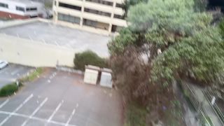 naomimoan 24-03-2020 Cumming in my hotel window for everyone outside to see - (Shemale porn)-3
