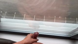 naomimoan 24-03-2020 Cumming in my hotel window for everyone outside to see - (Shemale porn)-6