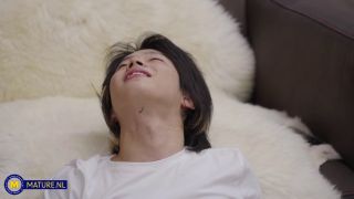 Mature NL with Sissy in 47 year old stepmom Sissy seduces her stepson into fucking and eating out her hairy bush pussy.-3