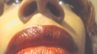 online adult clip 35 Fetish Clips And Beyond – Nose Flare And Red Lipstick, maid fetish on masturbation porn -1